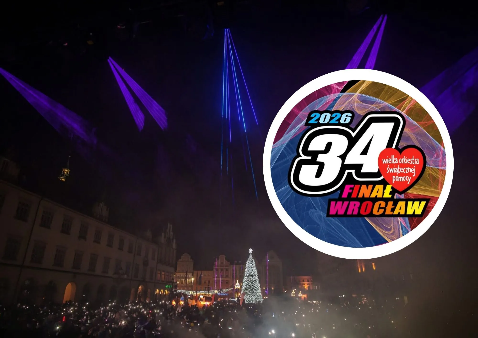 Finał WOŚP 2026 we Wrocławiu. Muzyka, solidarność i wielkie serca na Rynku